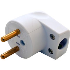 MicroConnect Danish Power Plug Angled - Premium Quality & Optimal Space-Saving Design - DKPLUG
